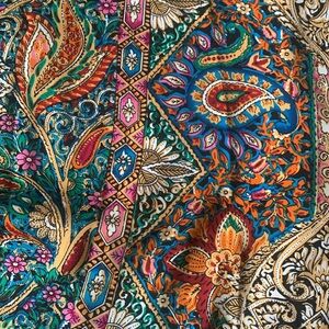 Colorful Paisley Women's Skirt NWT